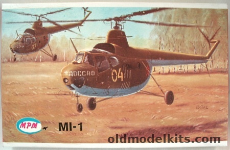 MPM 1/72 Mil Mi-1 Hare - USSR / Polish / Czech Air Forces, MP72005 plastic model kit